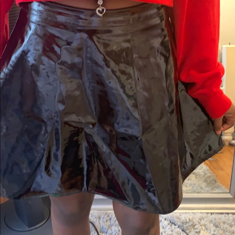 Black plastic skirt